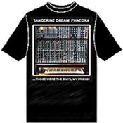 TANGERINE DREAM (T-SHIRT) - MOOG MODULAR T-SHIRT (SIZE:XXL/BLACK/ROUND NECK) Size Extra Extra Large Black HQ T-Shirt with a Round Neck displaying an image that will make you the envy of all the Synth Music anoraks!
