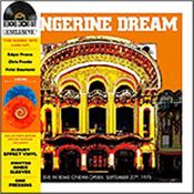 TANGERINE DREAM - LIVE-REIMS CO 1975 (2LP-LTD RSD ORANGE+BLUE VINYL) Very ltd stock of Record Store Day 2022 release pressed in Orange & Blue Cloudy Effect Vinyl with OBI strip & Printed Inner Sleeves - Please order fast!